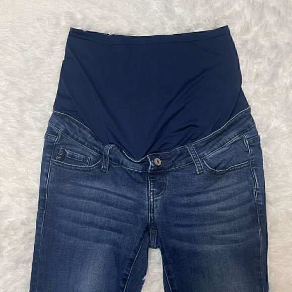 Kancan Maternity Jeans Womens Size 7 / 27 Skinny Stretch Full Panel Belly - Picture 7 of 14